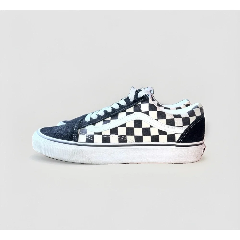 Vans Old Skool Off The Wall Skate Retro Check Sneaker Shoes Men's 8